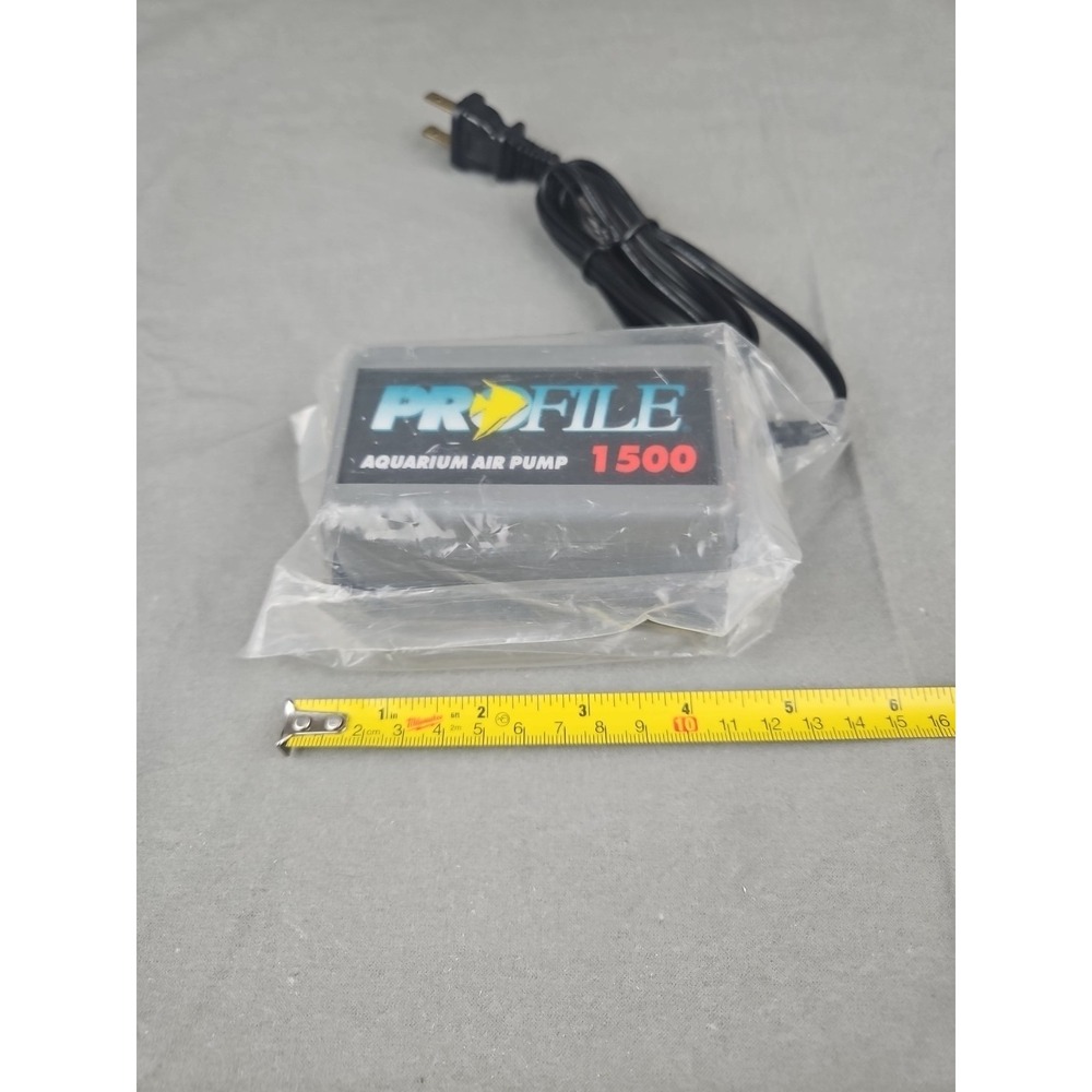 Profile Aquarium Air Pump 1500, fish tank air pump New No Box Instructions Incl - Picture 3 of 3